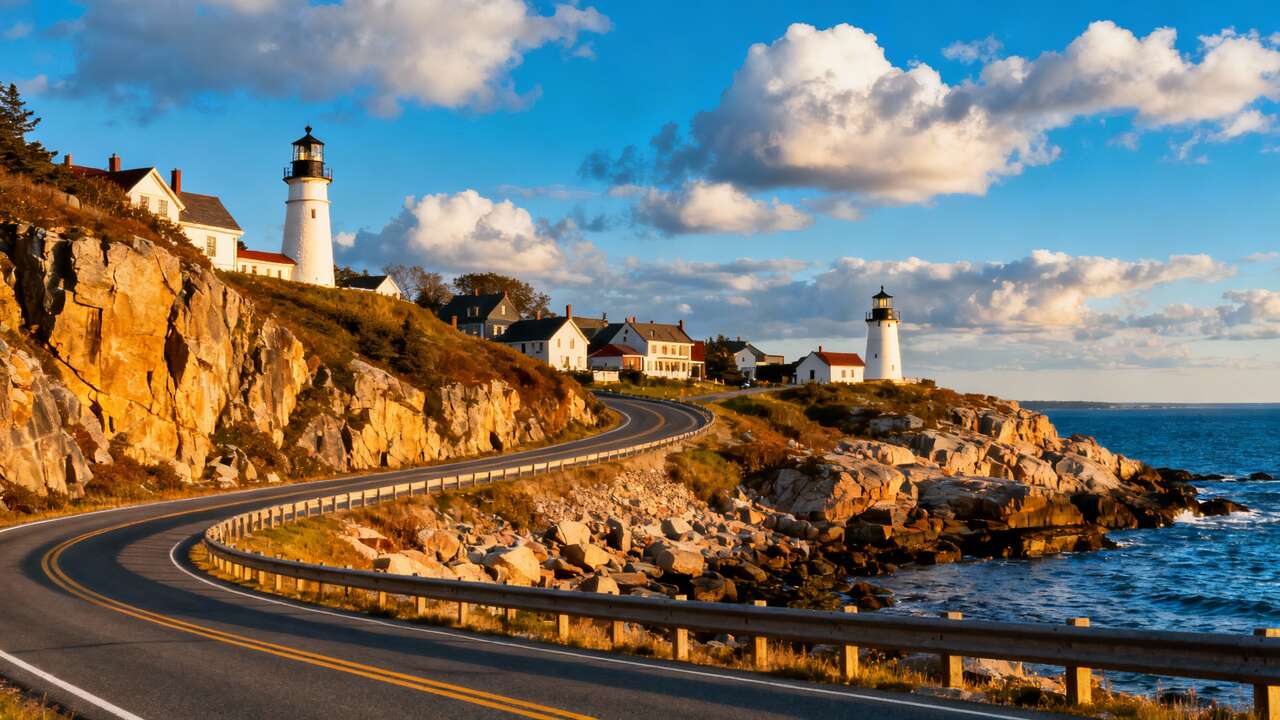 Explore Iconic Lighthouses and Charming Seaside Villages on a Scenic Maine Road Trip (Route 1)